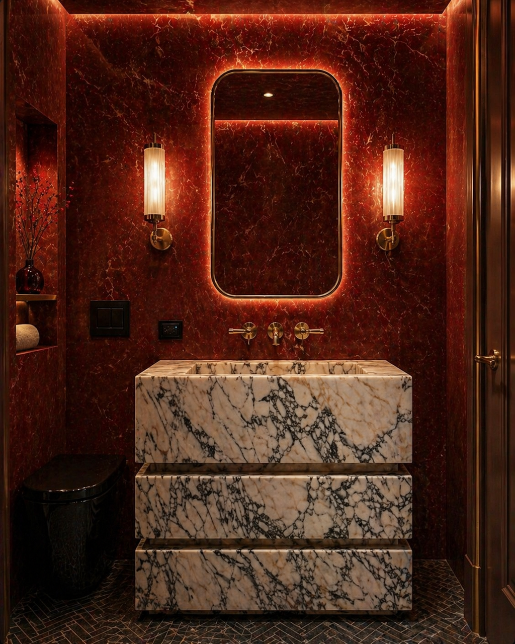 Le Lavabo Monolithe "Éclipse"