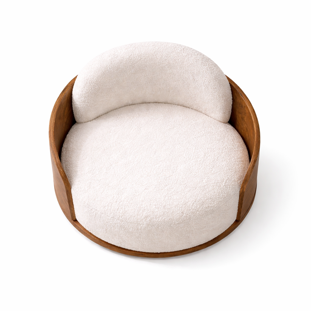 Fauteuil ORBA WALNUT