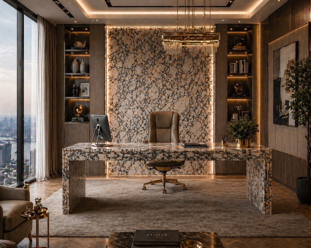 Le Bureau "Nexus" Calacatta