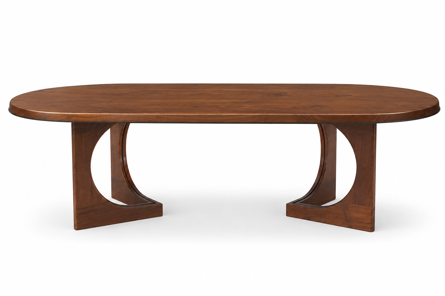 La Table à manger "Orbite" en Noyer Massif