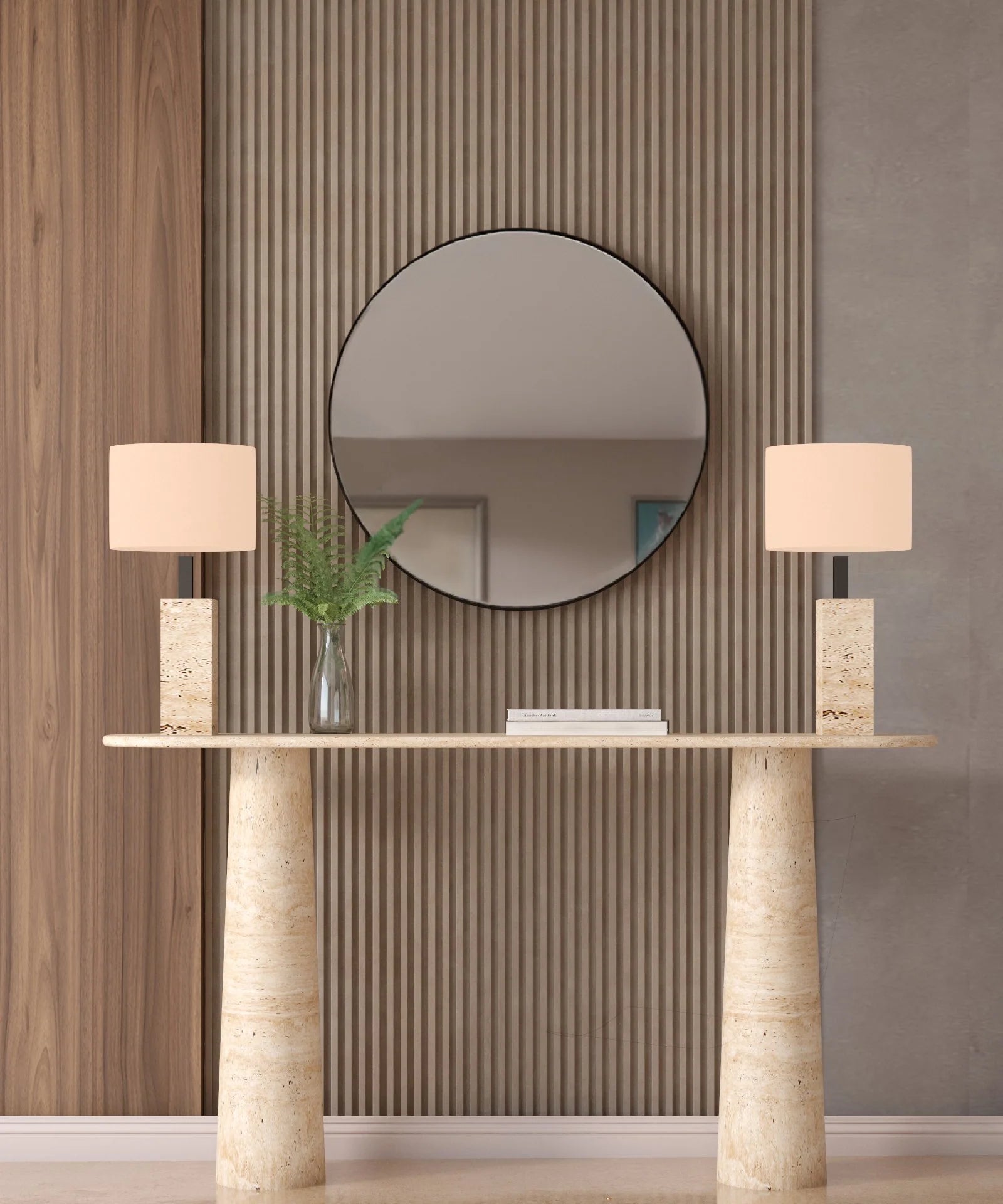 Console en Travertin TERRA SCULPT