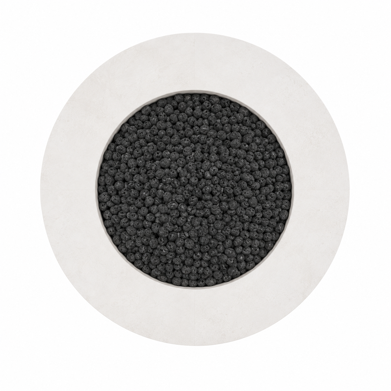 Le Brasero Circulaire "Belvédère" en Pierre Sèche et Quartz