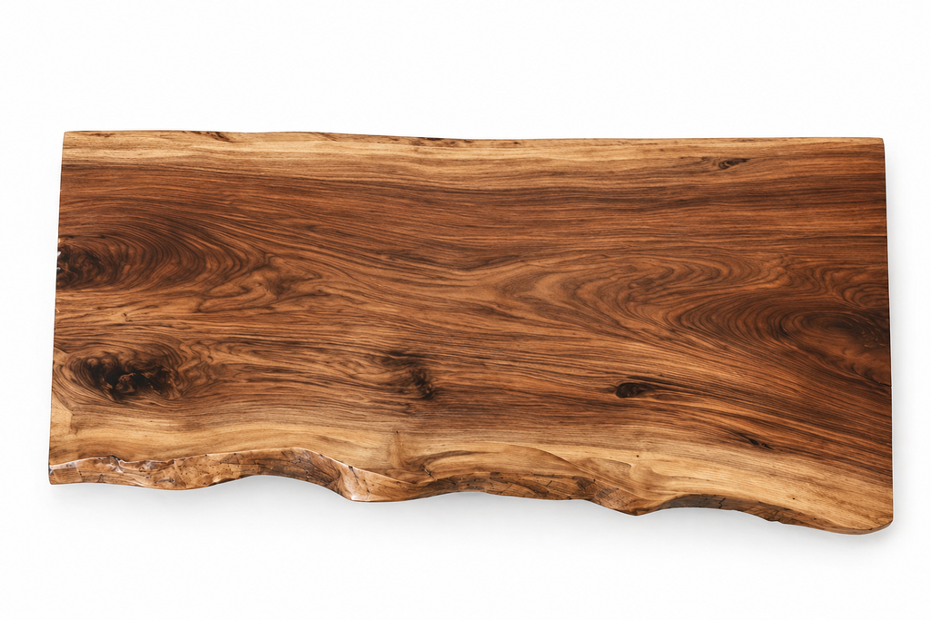 La Table "Sillage" en Noyer Live Edge