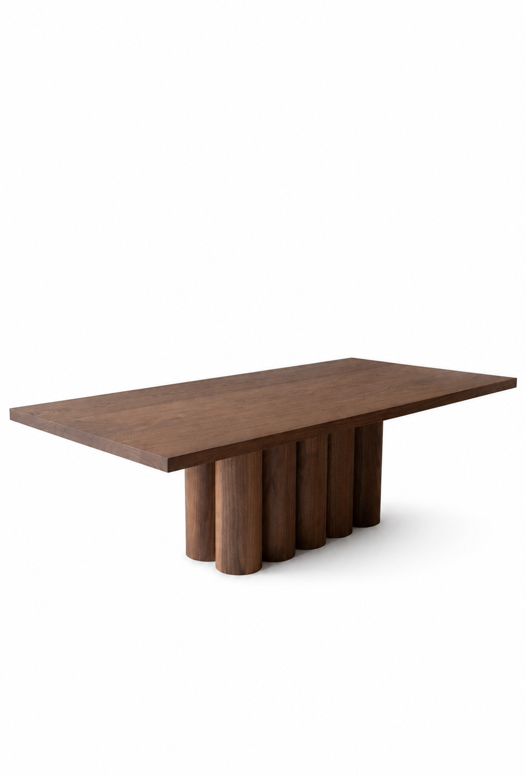 La Table à manger "Colonnade" en Noyer Impérial