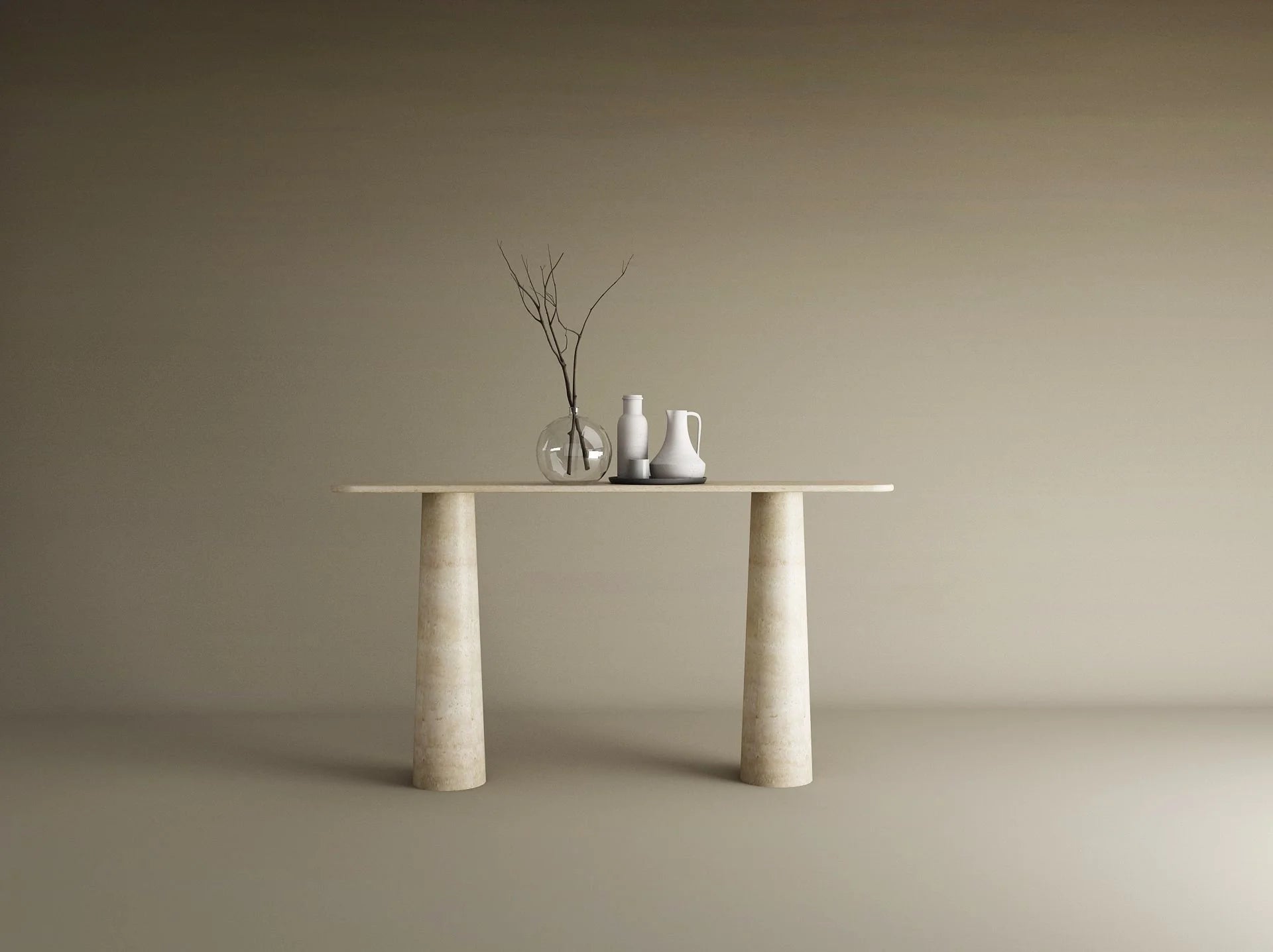 Console en Travertin TERRA SCULPT